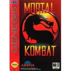 Sega Genesis Box Art Mortal Kombat